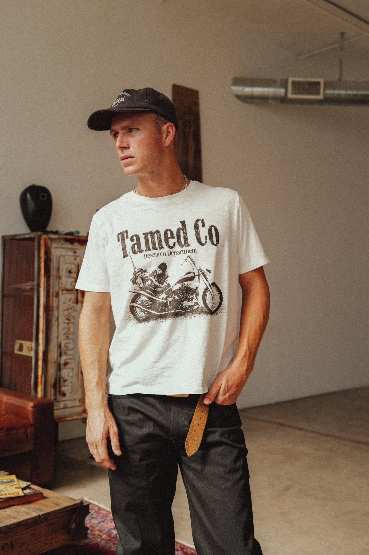 “RESEARCH” Slub cotton T