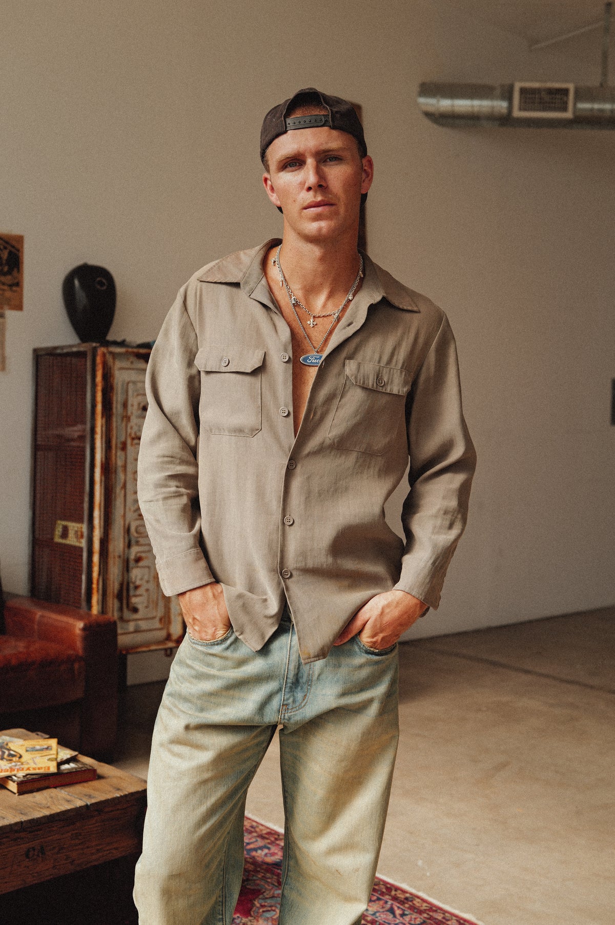 Monty Button Up