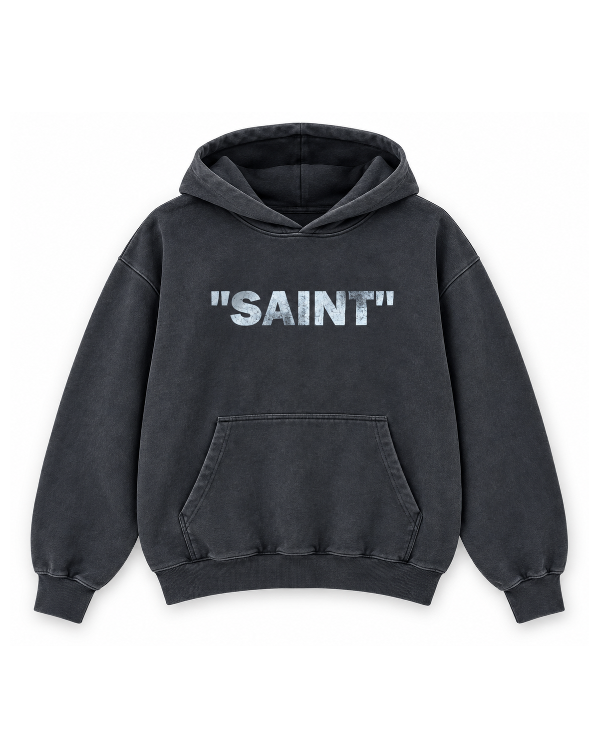 SAINT' washed Hoodie