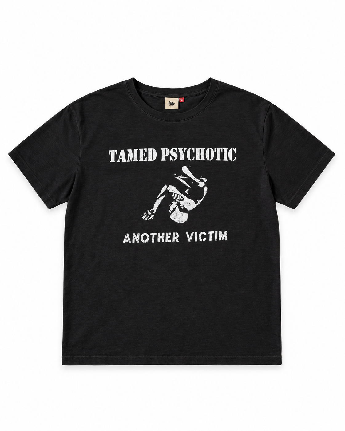 “VICTIM” Slub cotton T
