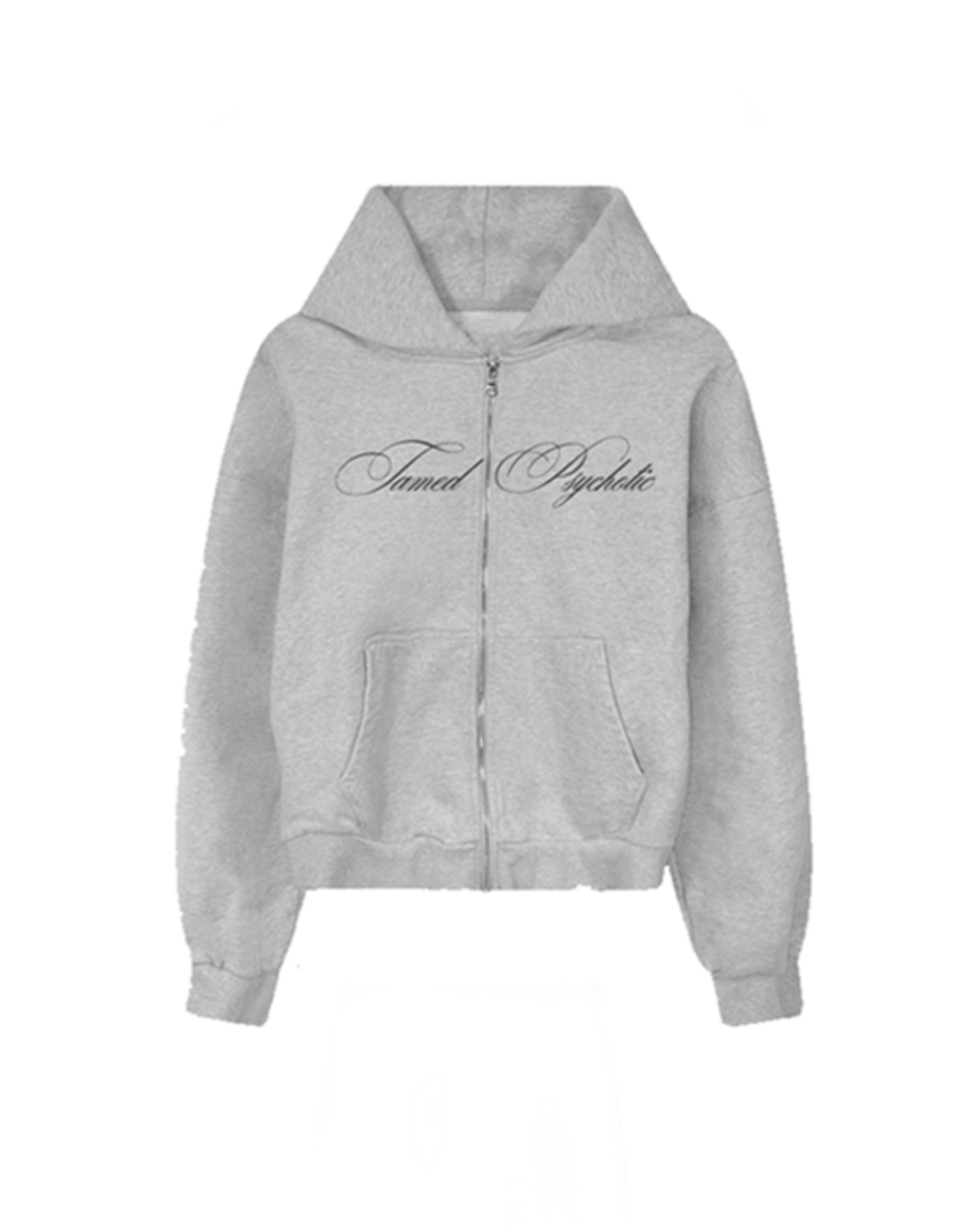 "CORE" zip hoodie (Grey)