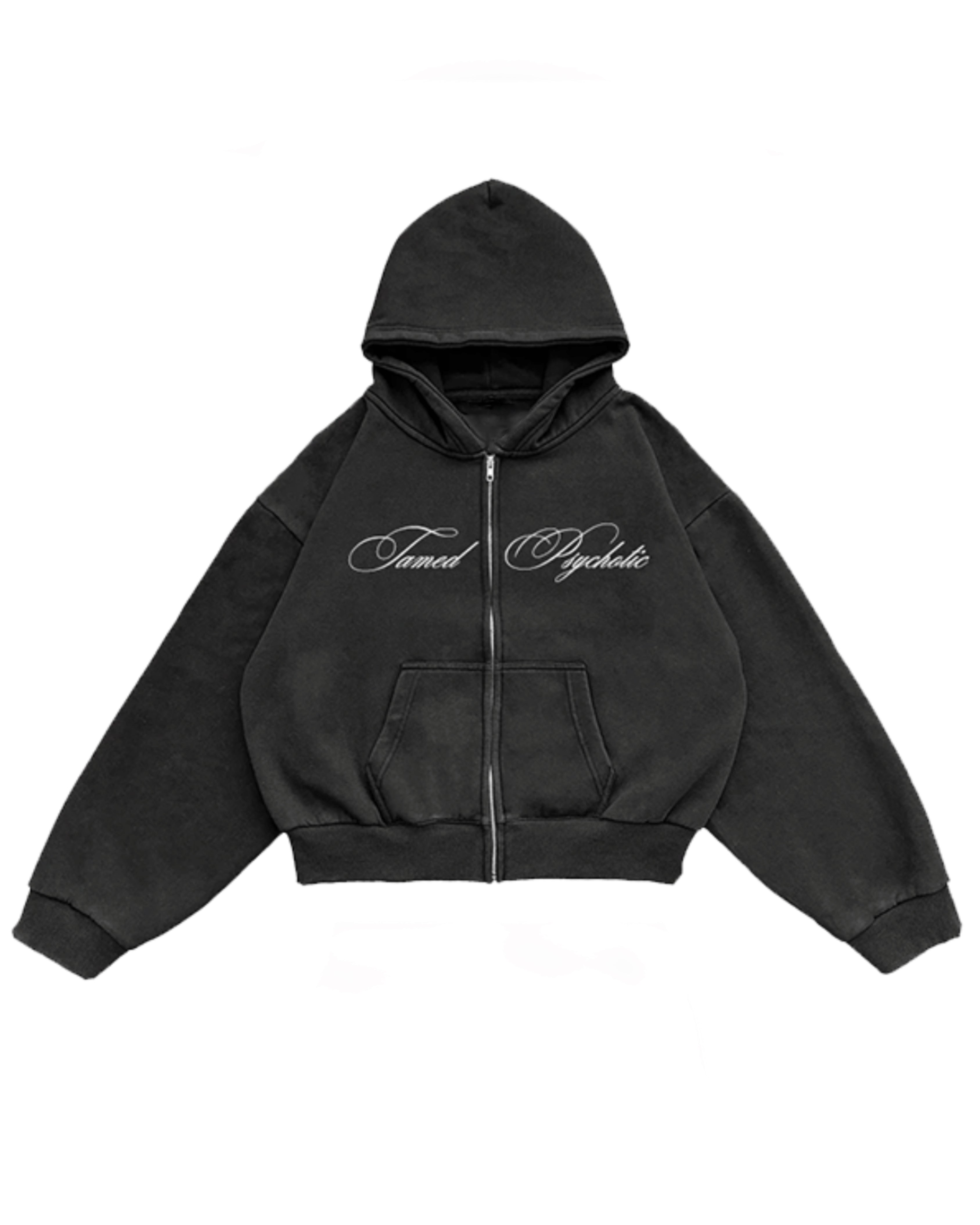 "CORE" zip hoodie(Black)