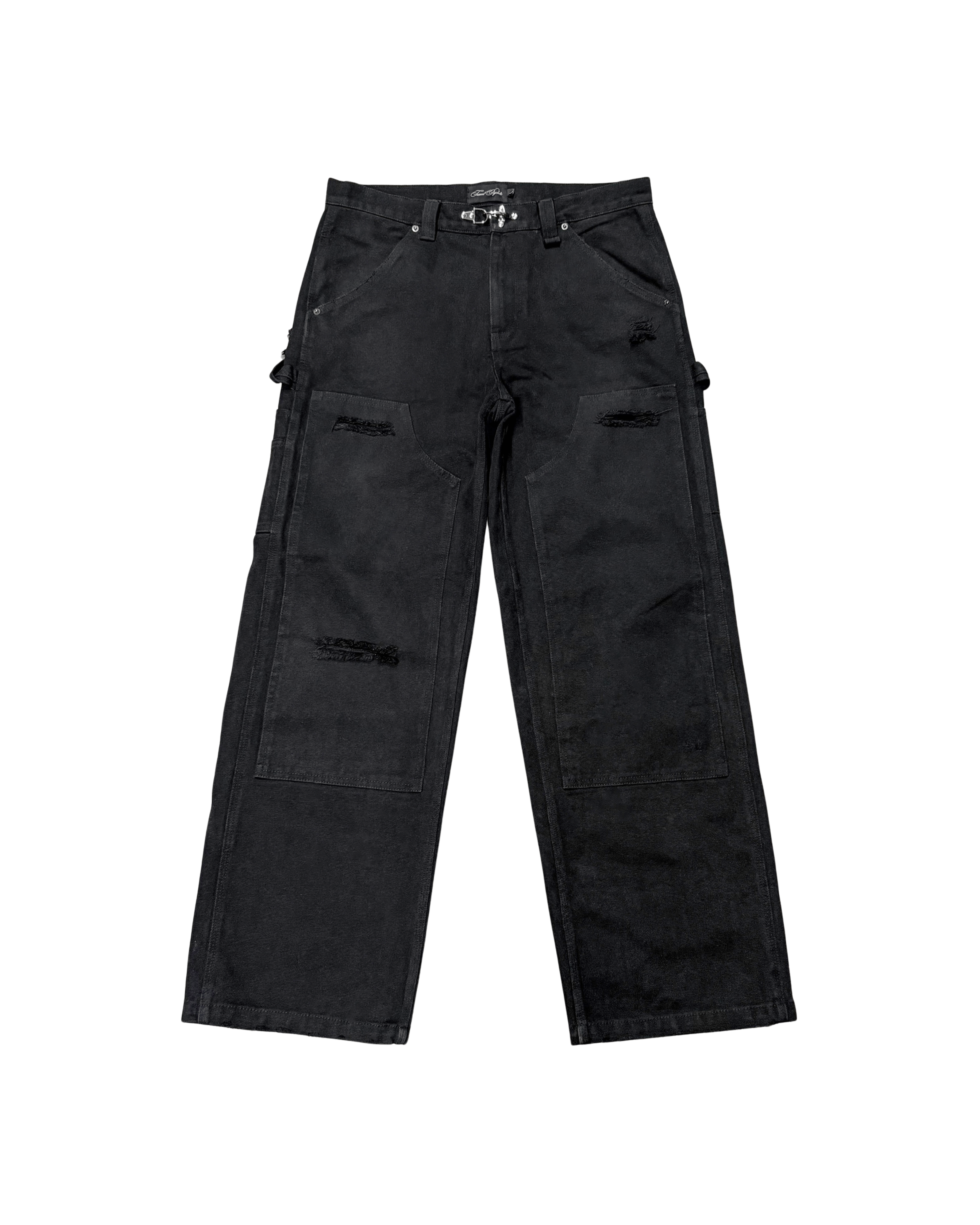 "WORKING MAN" double knees(Black)
