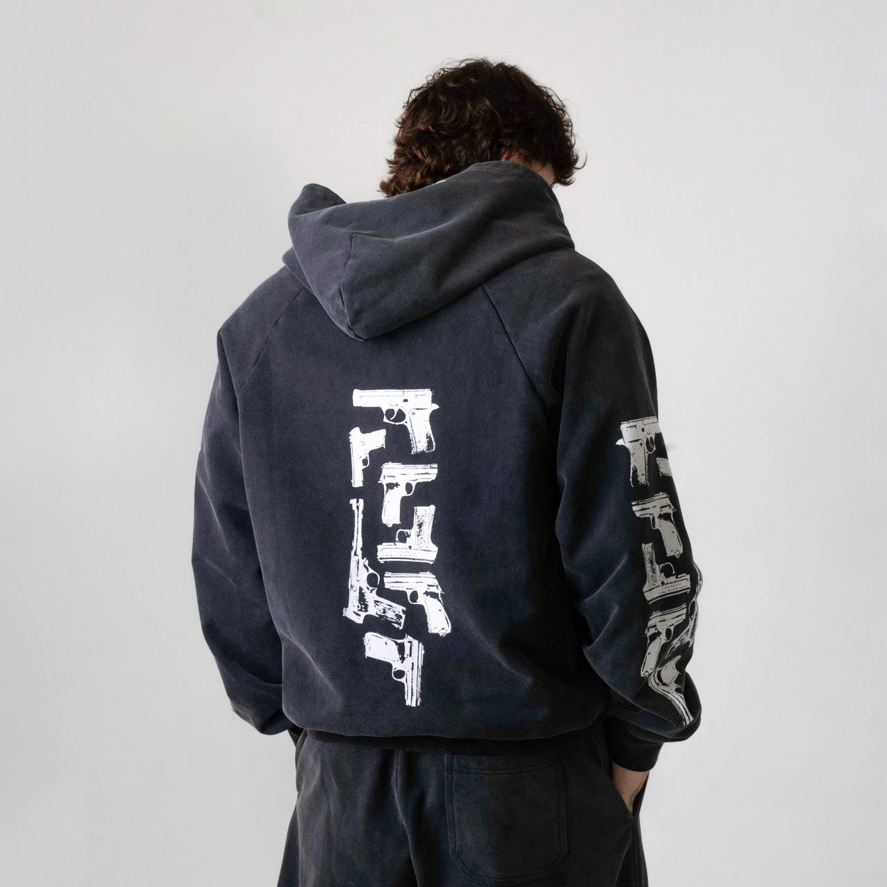 "FIELD ISSUE" zip hoodie