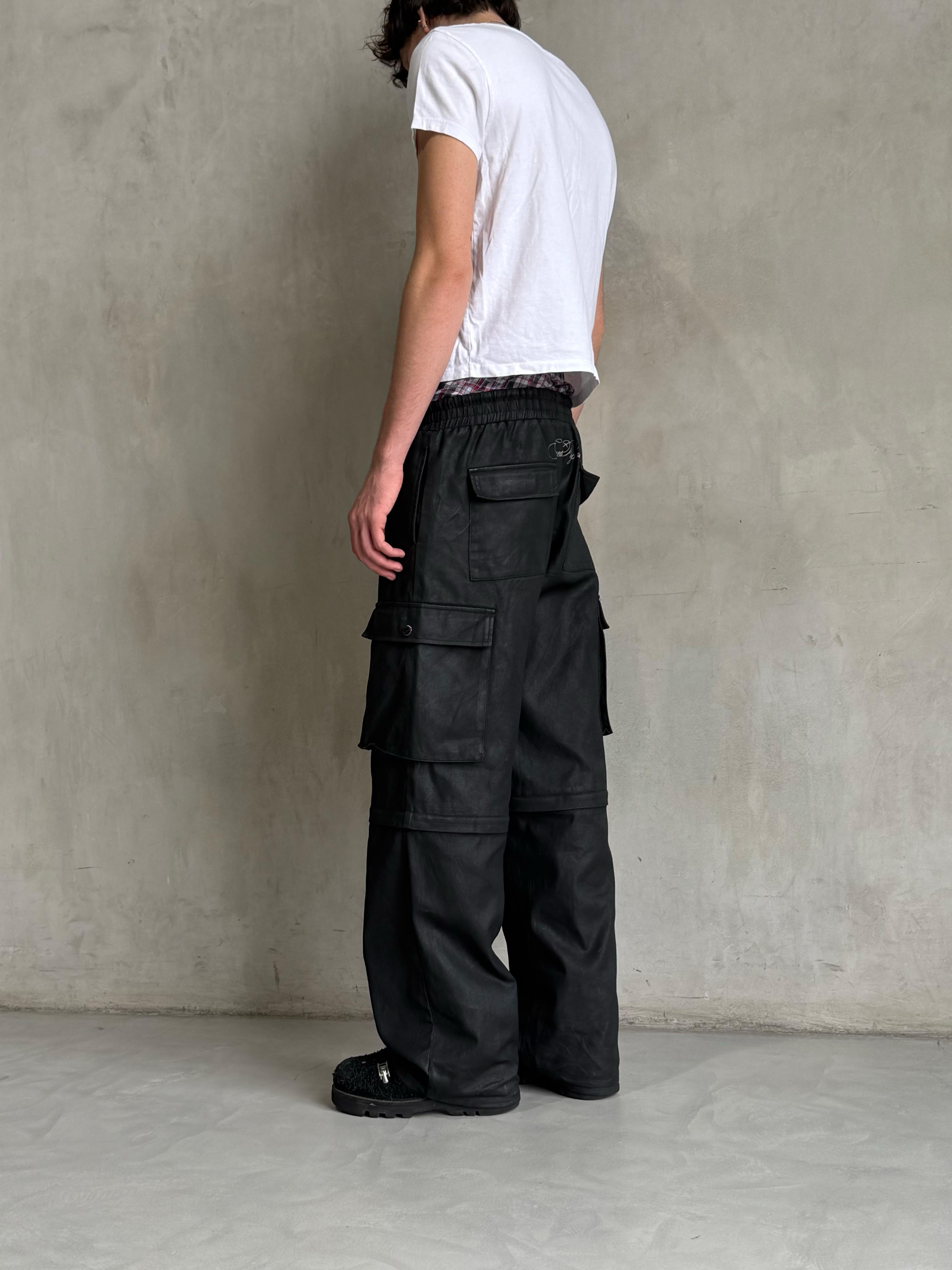 MUDSACK WAXED CARGO PANTS