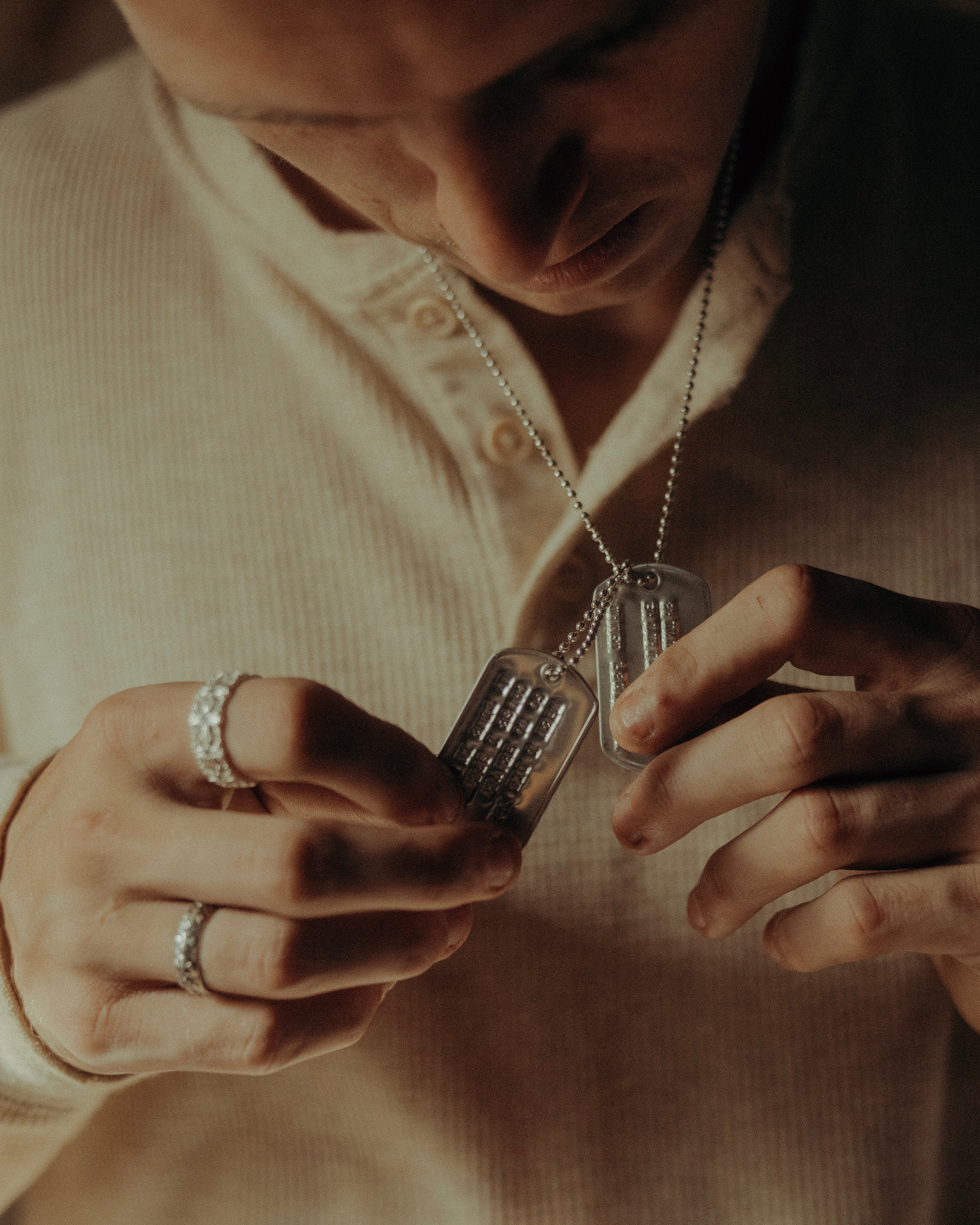 "STANDARD ISSUE" dog tags