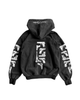 "FIELD ISSUE" zip hoodie